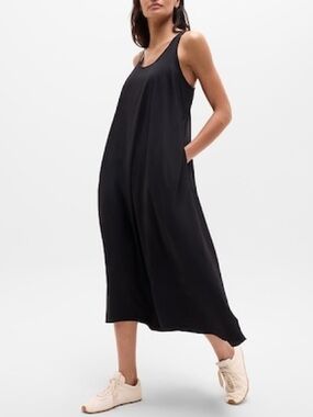 Athleta Presidio Traveler Maxi Dress in Black | XL | EUC